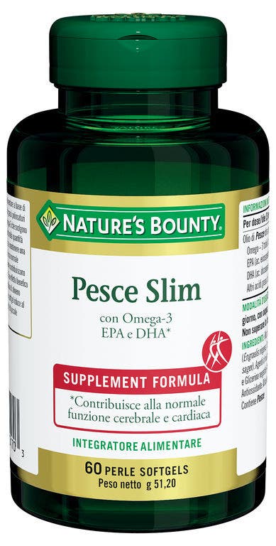 Nature's Bounty Fish Slim 60 perlas cápsulas blandas-1
