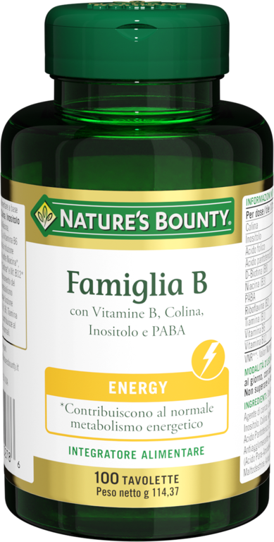 Nature's Bounty Family B 60 tabletas-1