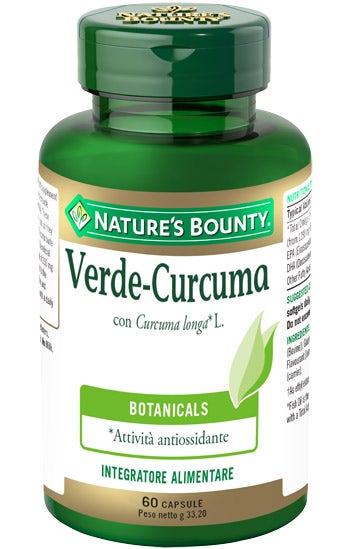 Nature's Bounty Cúrcuma Verde 60 Cápsulas-1