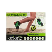 Tobillera Orione Con Cinta Power Band Integrada Negra Derecha Talla M 489-1