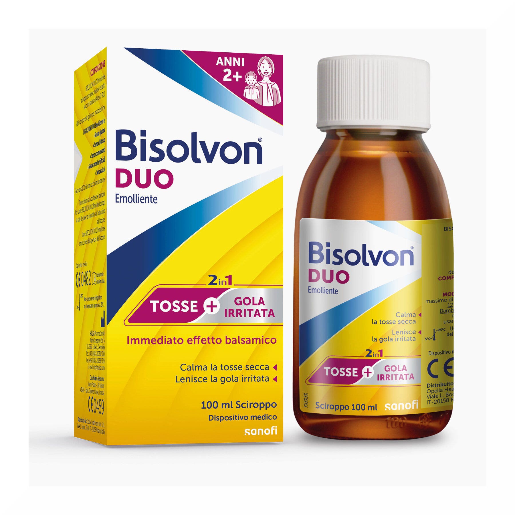Bisolvon Dúo Jarabe Emoliente Contra La Tos Y El Dolor De Garganta 100 ml-16