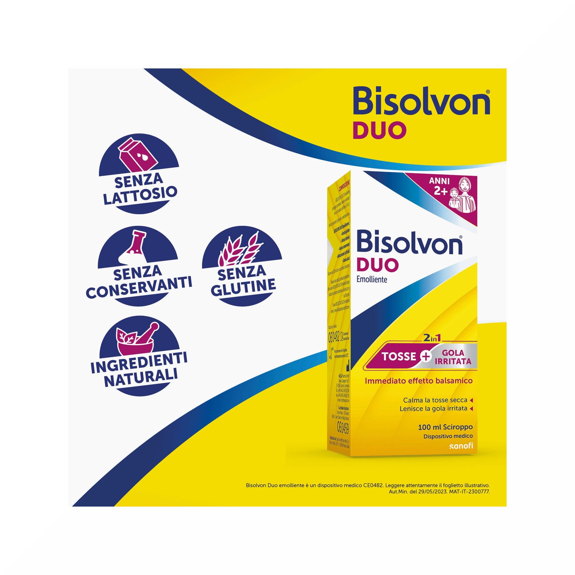 Bisolvon Dúo Jarabe Emoliente Contra La Tos Y El Dolor De Garganta 100 ml-20