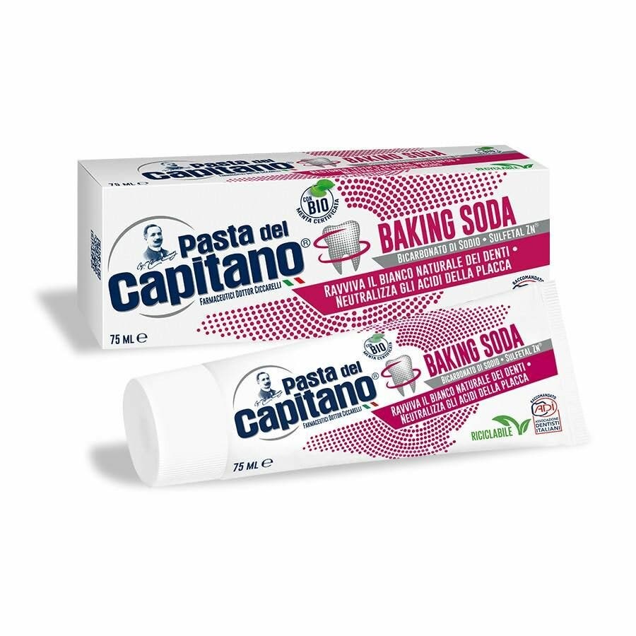 Pasta Del Capitano Pasta De Dientes Bicarbonato De Sodio 75ml-1