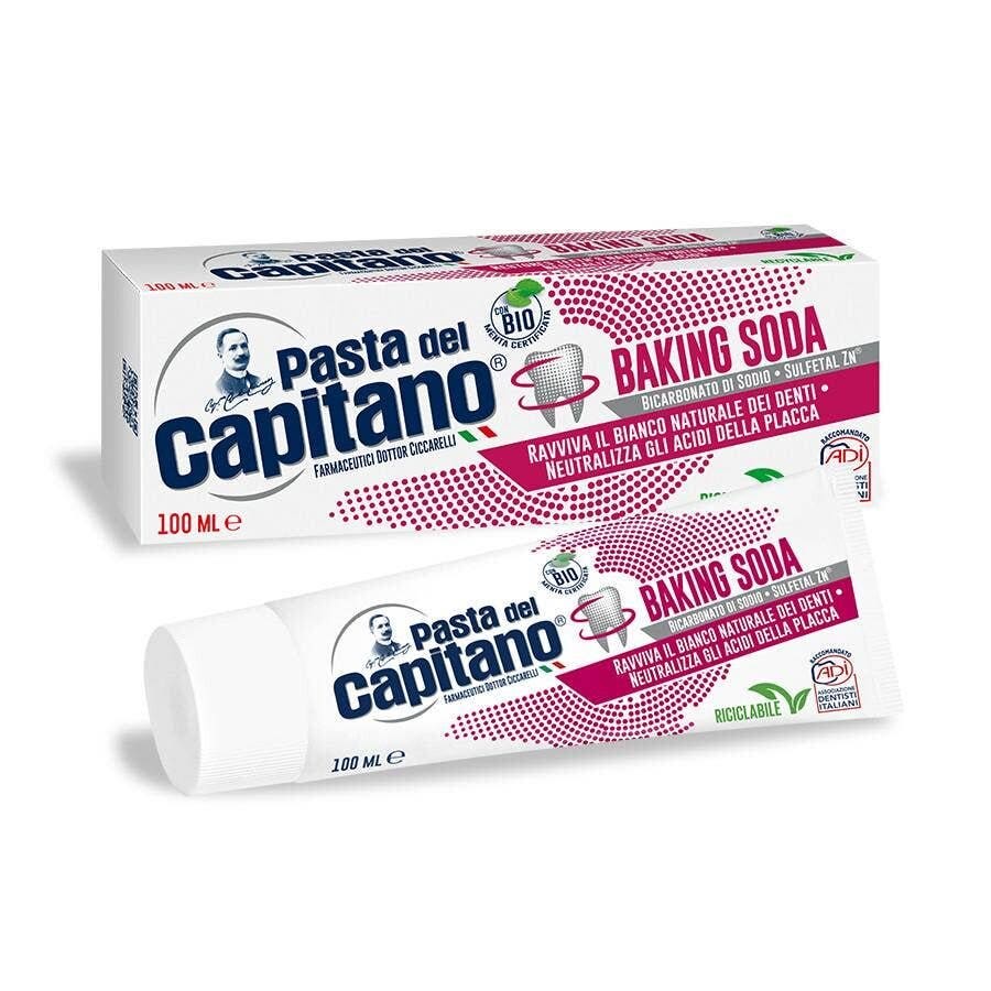 Pasta Del Capitano Pasta De Dientes Bicarbonato De Sodio 100ml-1