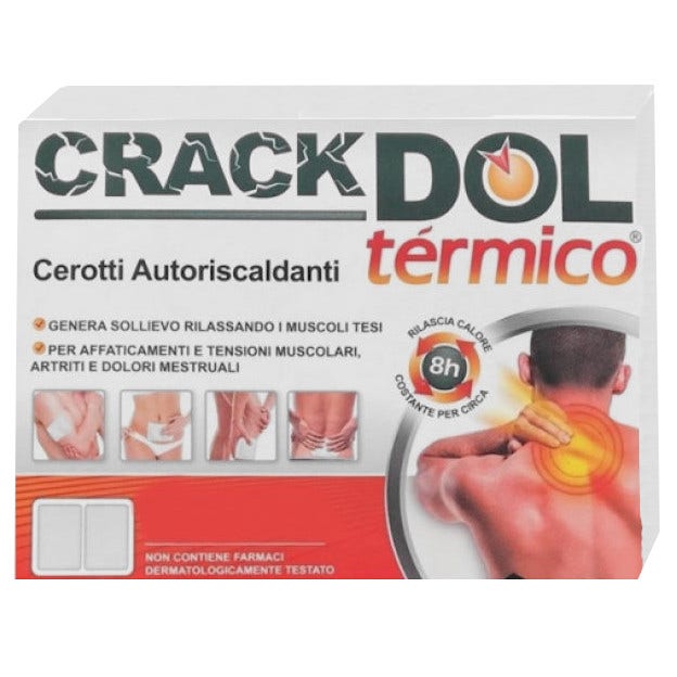 Crackdol Parche Térmico Autocalentable 6 Piezas-2