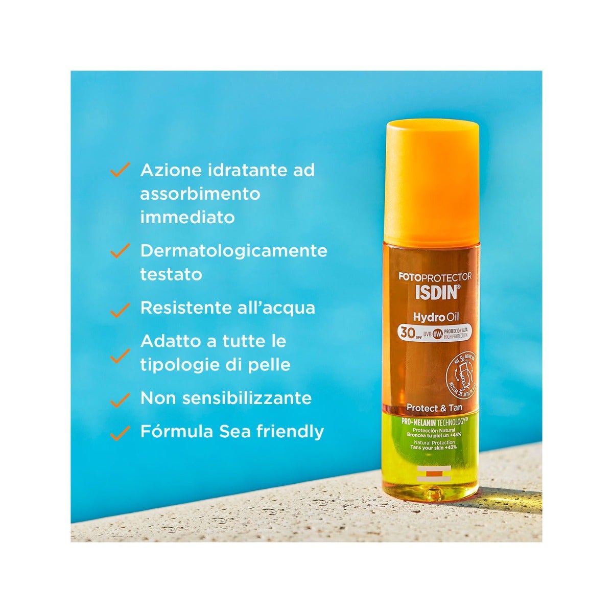 Isdin Fotoprotector Body Hydro Oil SPF30 200ml-12
