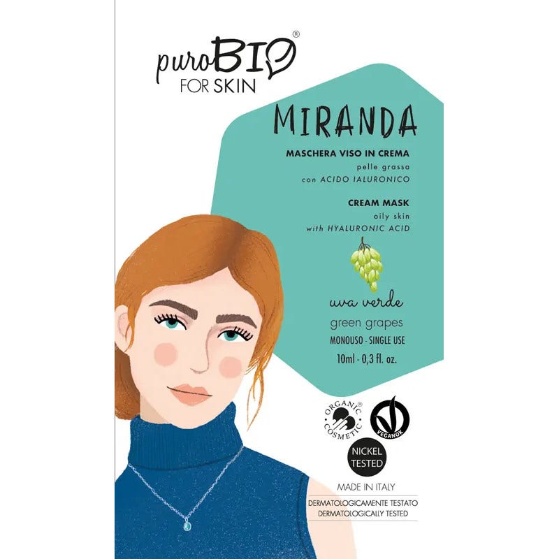 Purobio Para Piel Mascarilla Miranda 06 Fragancia Uva Verde 10ml-2