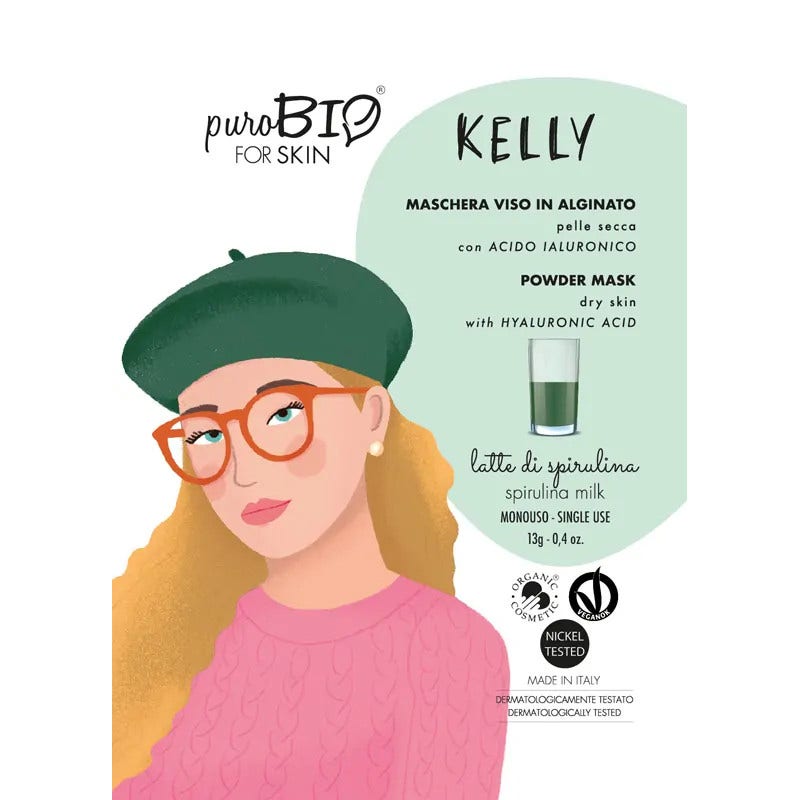 Purobio For Skin Kelly Mask 09 Leche De Espirulina Perfume 13g-2