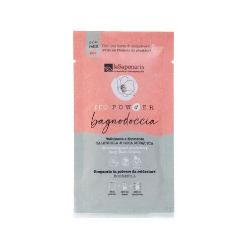 La Saponaria Gel de Ducha en Polvo Caléndula y Rosa Mosqueta 25g-5