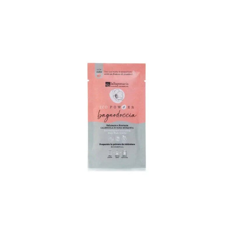 La Saponaria Gel de Ducha en Polvo Caléndula y Rosa Mosqueta 25g-1