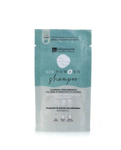 La Saponaria Champú en Polvo Árbol de Té y Probióticos de Achicoria 25g-3