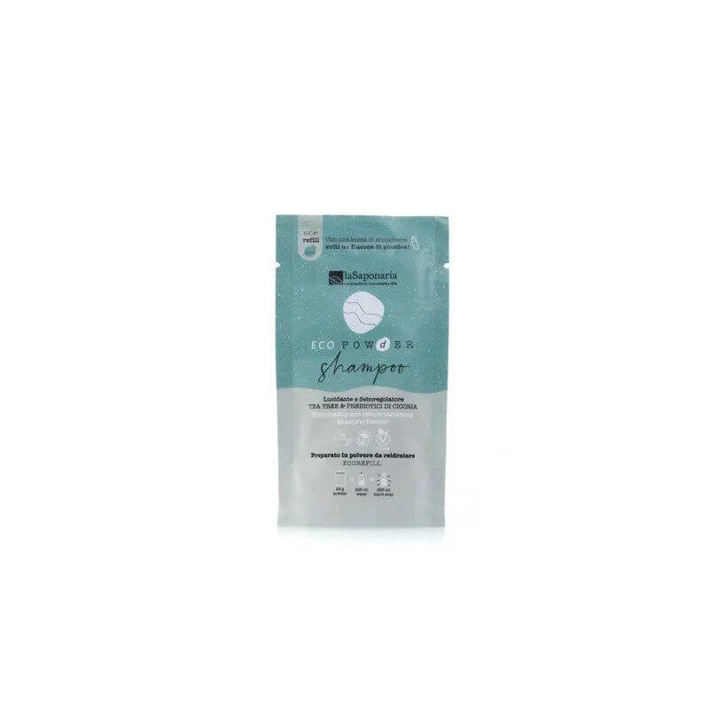 La Saponaria Champú en Polvo Árbol de Té y Probióticos de Achicoria 25g-1