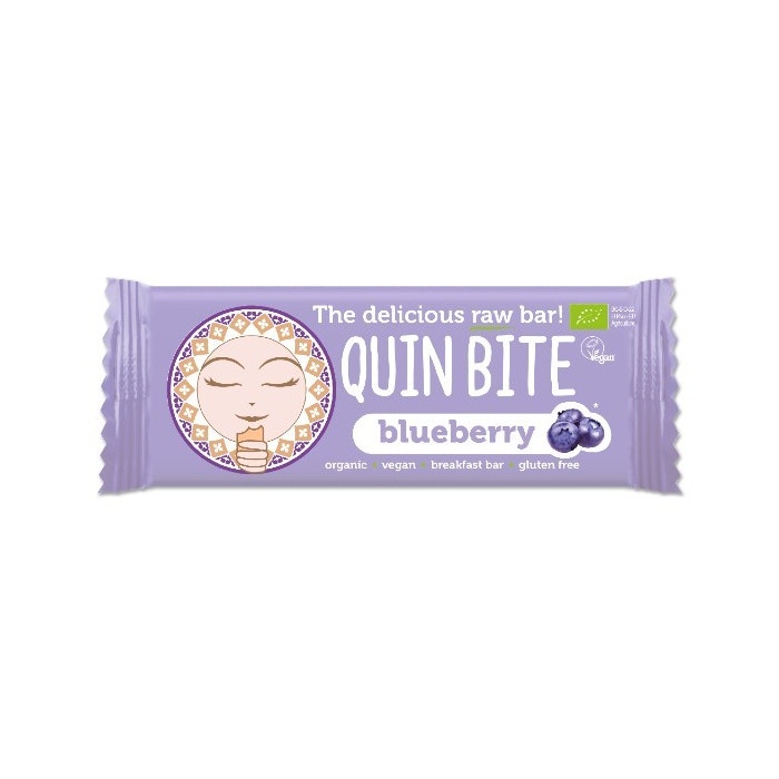 Barrita Cruda de Arándanos Sin Gluten Quin Bite 30g-3