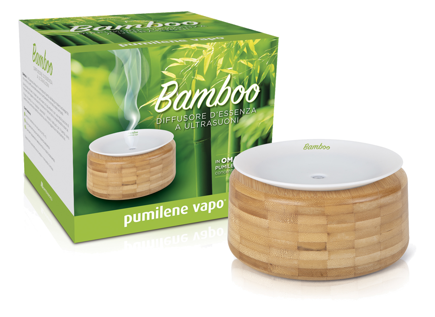 Difusor ultrasónico de aceites esenciales de bambú Pumilene Vapo-1