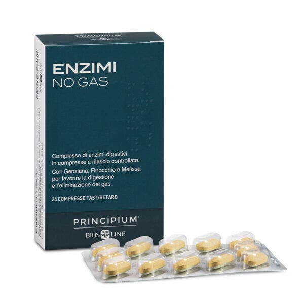 Biosline Suplemento Enzimático Sin Gas 24 Comprimidos-1