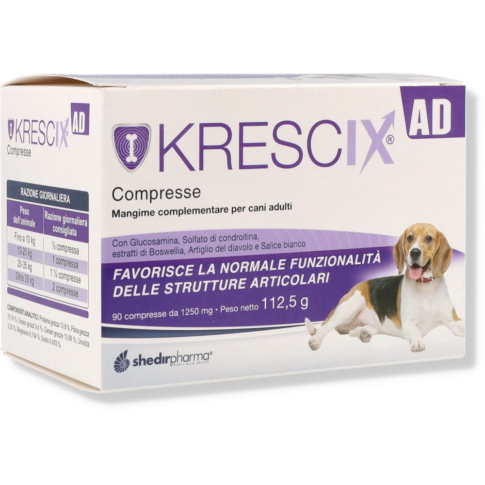 Krescix AD Alimento Complementario para Perros Adultos 90 Comprimidos-2