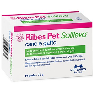 Nbf Lanes Ribes Pet Relief Blister Perro/Gato 60 Perlas-1