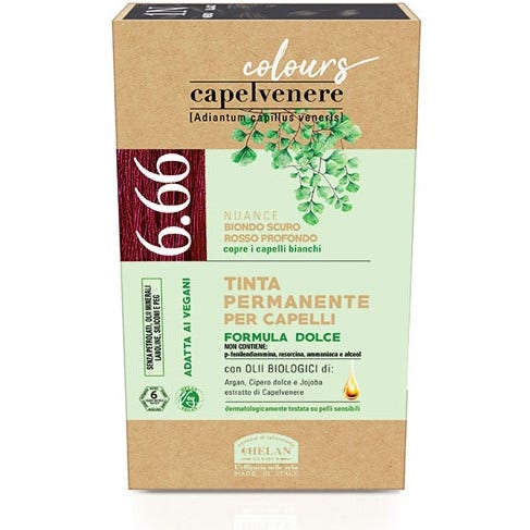 Helan Maidenhair Tinte Capilar 6,66N Rubio Oscuro Rojo Profundo-2