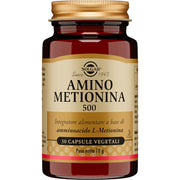 Solgar Amino Metionina 500 30 Cápsulas Vegetales-1