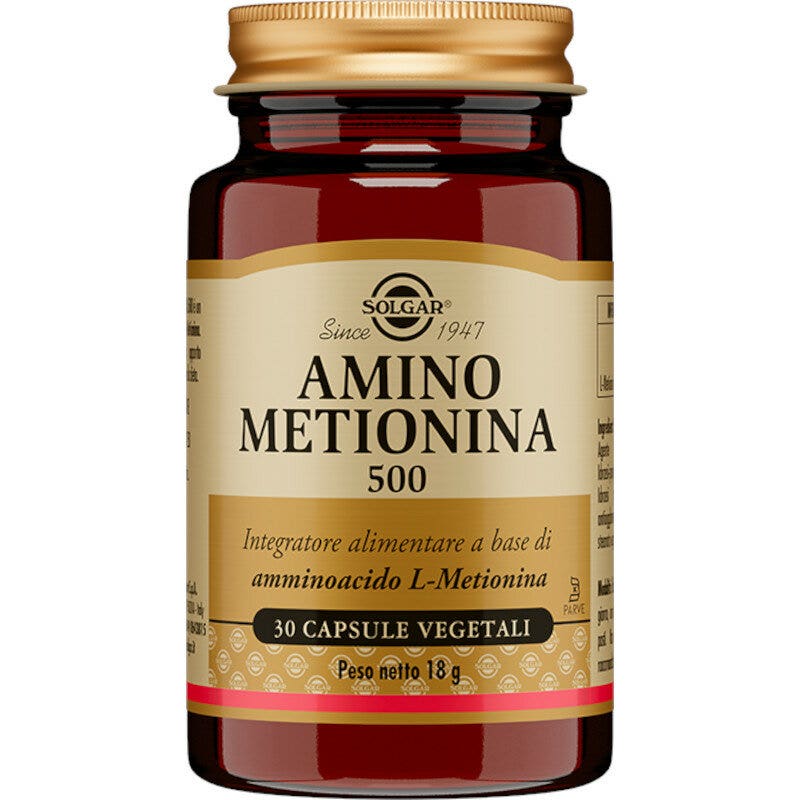 Solgar Amino Metionina 500 30 Cápsulas Vegetales-2