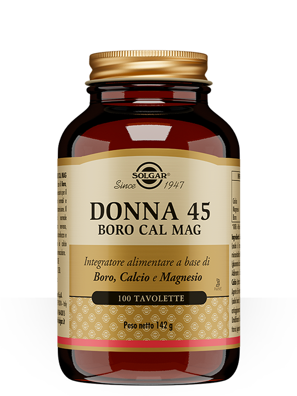 Solgar Donna 45 Boro Cal Mag 100 Comprimidos-1