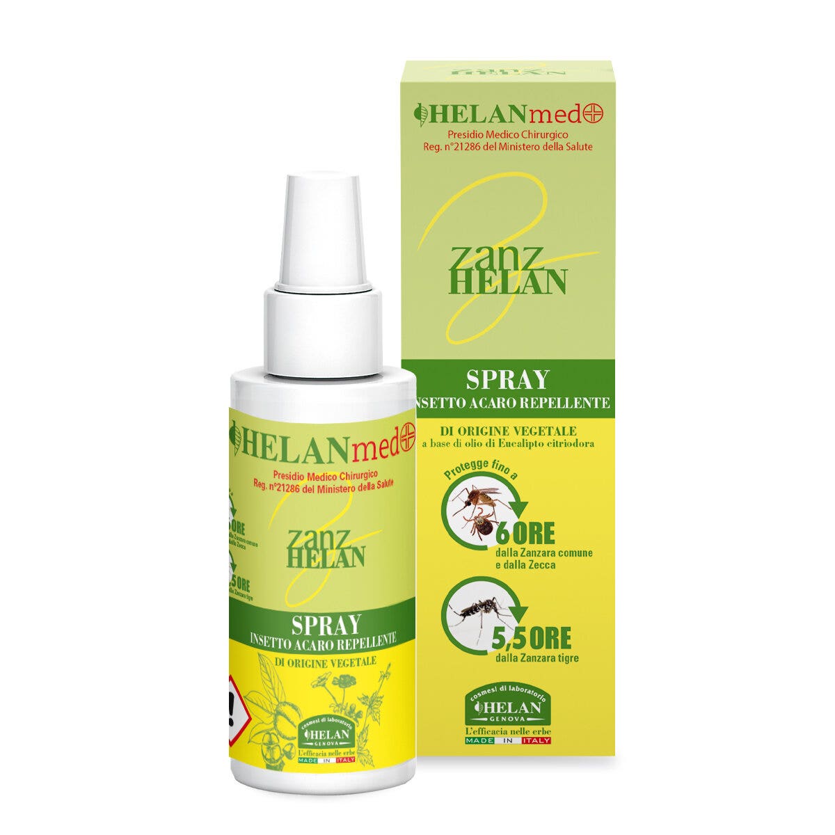 Helan Zanzhelan Spray Repelente De Insectos Ácaros 100ml-2