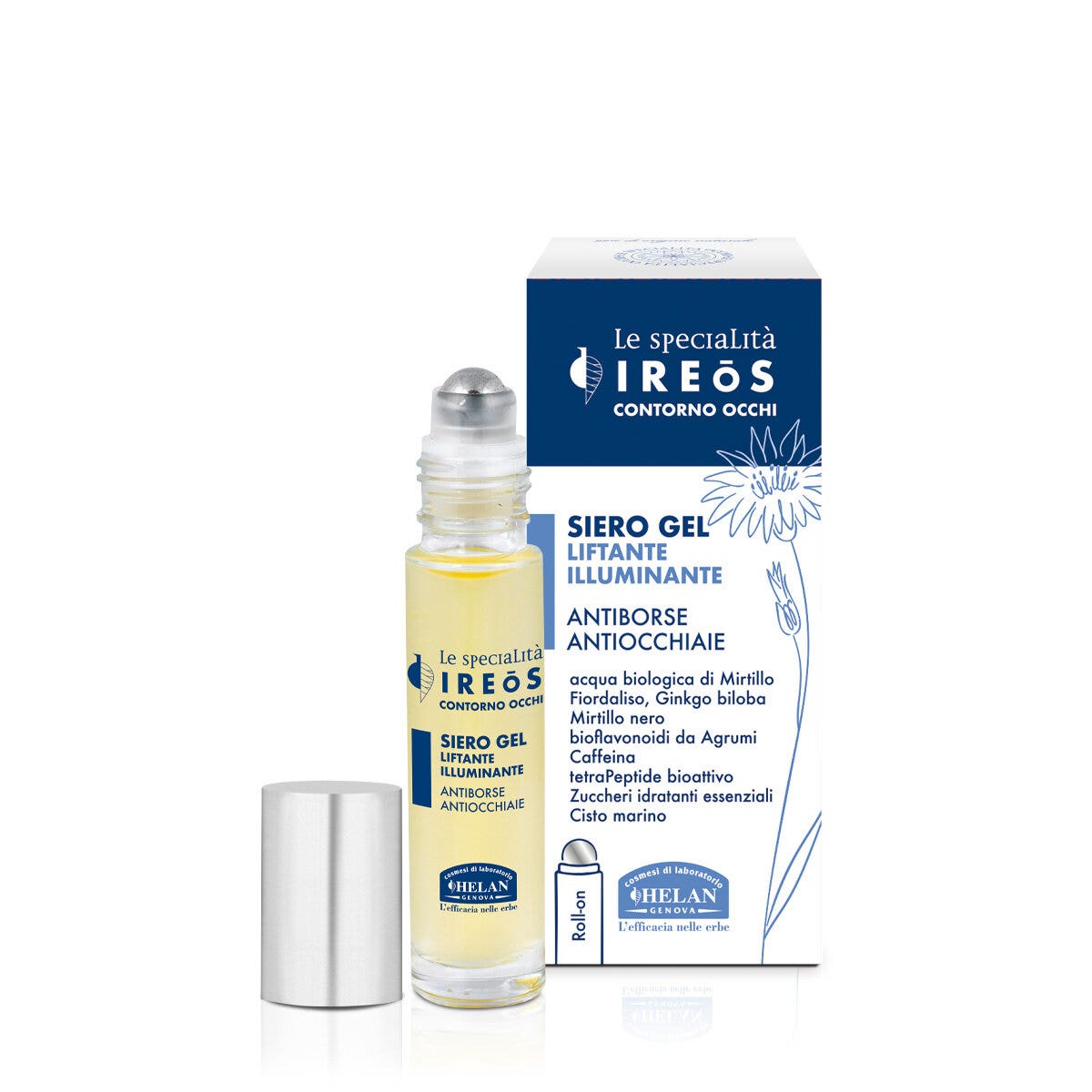 Helan Ireos Serum Contorno de Ojos Lifting Gel Iluminador Antihinchazones Antiojeras 10ml-1