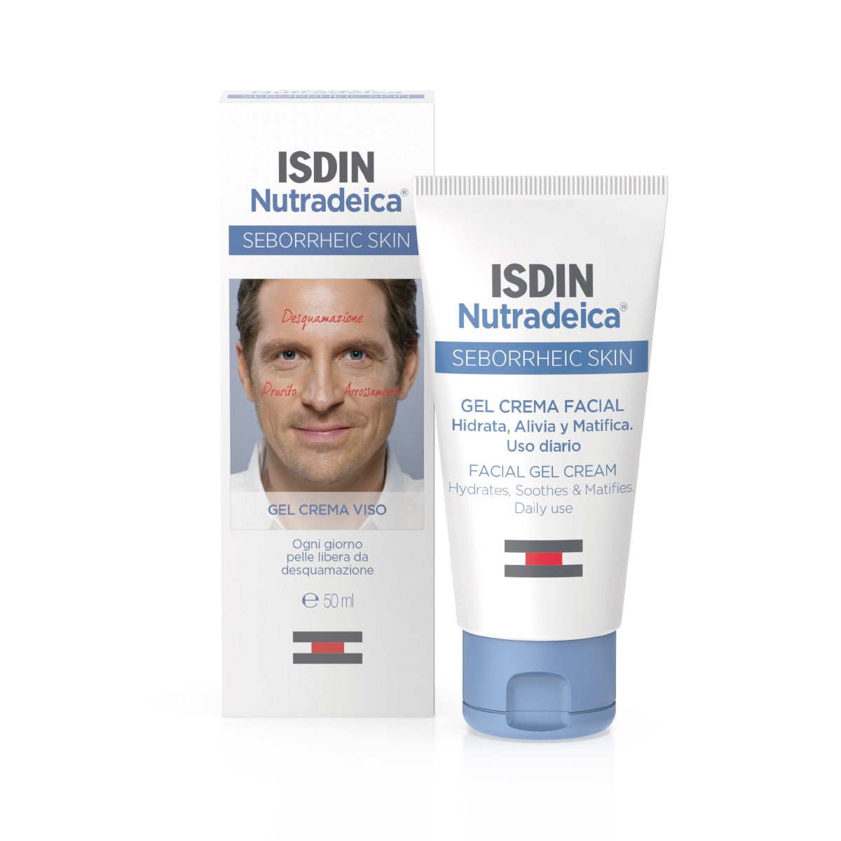 Isdin Nutradeica Gel Crema Rostro Piel Seborreica 50ml-2