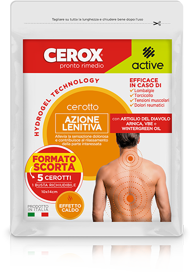 Cerox Active Parche Acción Calmante 5 Piezas-2