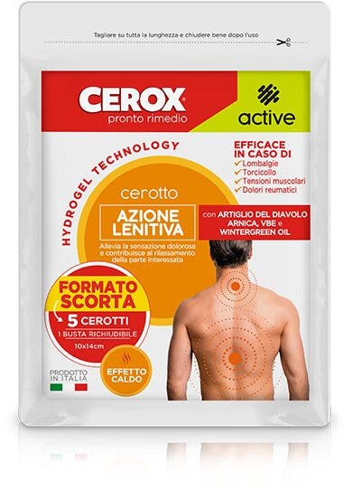 Cerox Active Parche Acción Calmante 5 Piezas-3