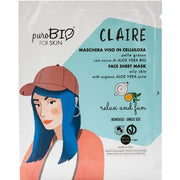 Purobio For Skin Mascarilla Celulosa Claire Relax and Fun 1 Mascarilla Desechable 15ml-1