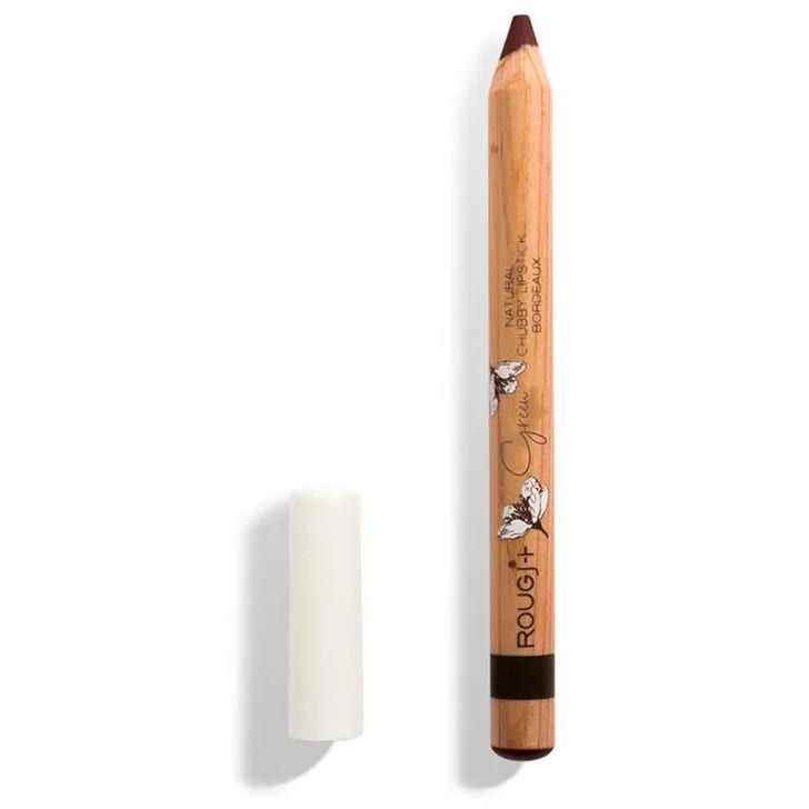 Rougj Make Up Green Chubby Burdeos Lápiz Labial 02-2