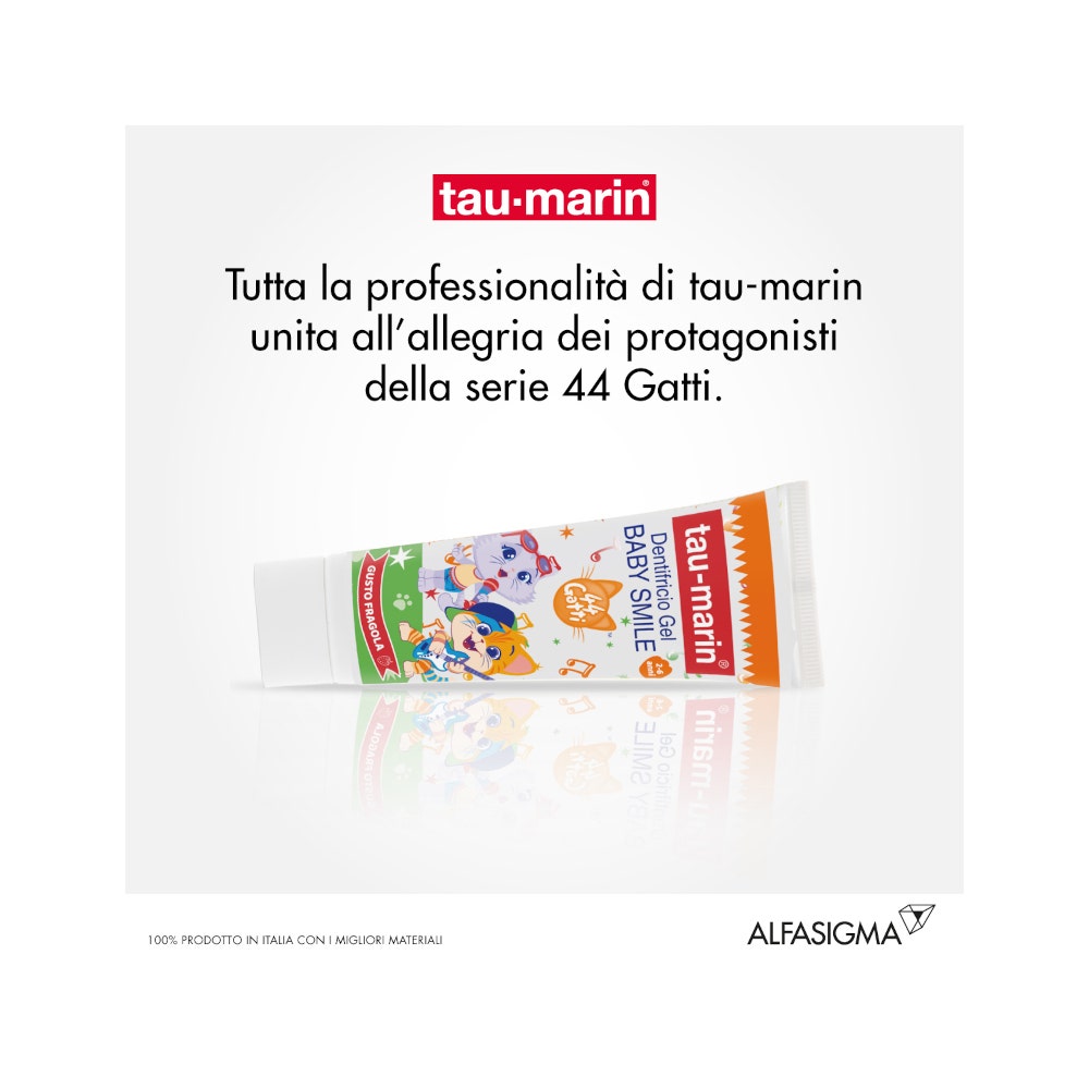 Taumarin Bebé Pasta Dentífrica Sabor Fresa 44 Gatos 2-6 Años 50ml-9