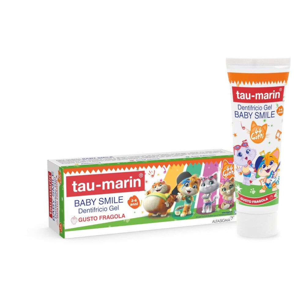Taumarin Bebé Pasta Dentífrica Sabor Fresa 44 Gatos 2-6 Años 50ml-11