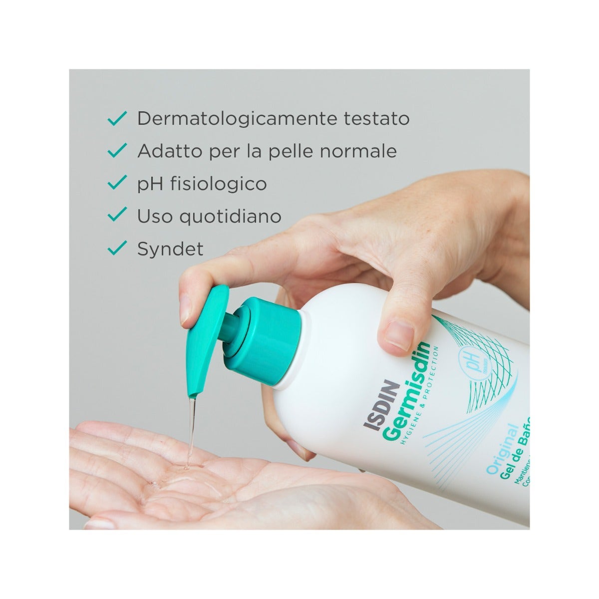 Isdin Germisdin Higiene Corporal Diaria 1 Litro-5