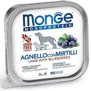 Monge Monoprotein Cordero Con Arándanos Alimento Húmedo Para Perros Adultos 150g-2