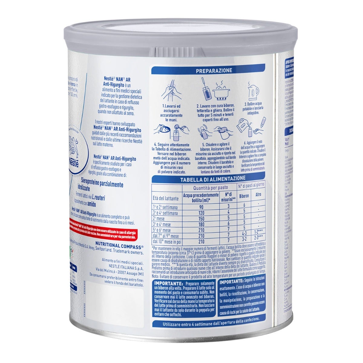 Nestlé 'Nan AR Anti-Regurgitación 800g-4