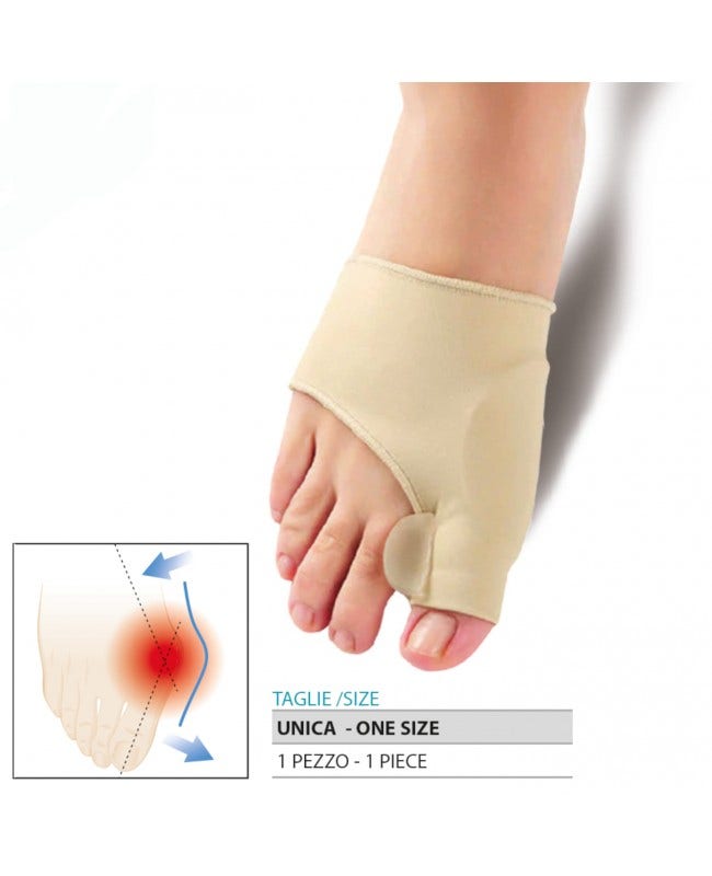 Protección Orione Ok Ped Hallux Valgus Con Separador De Dedos Integrado Cod. G213-1
