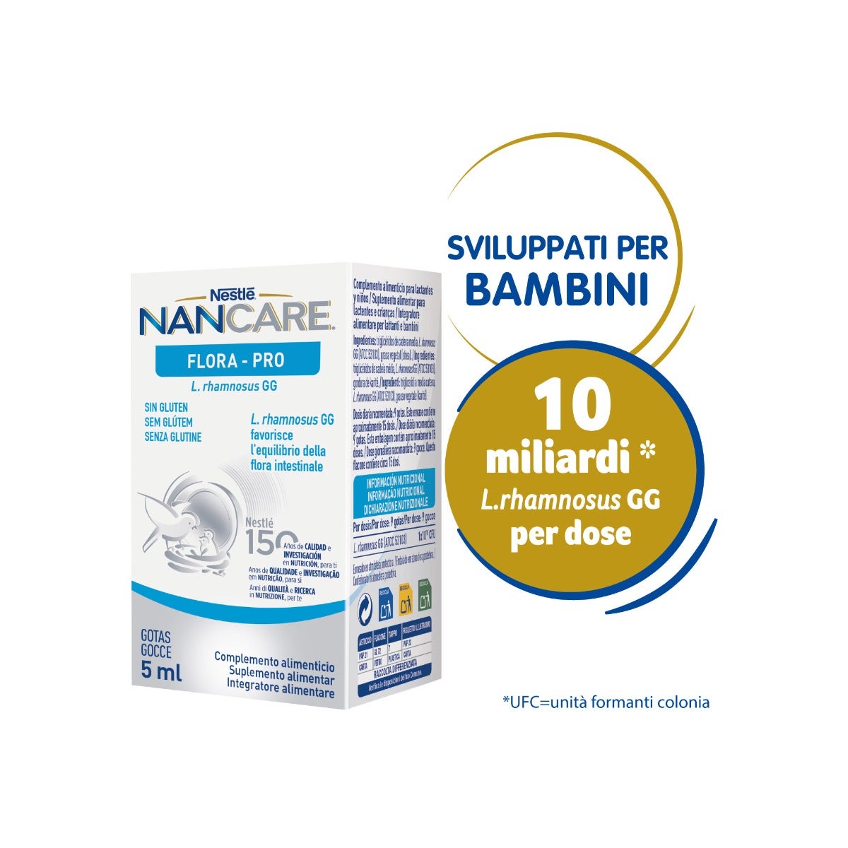 Nestlé 'Nancare Flora Pro Gotas 5ml-6
