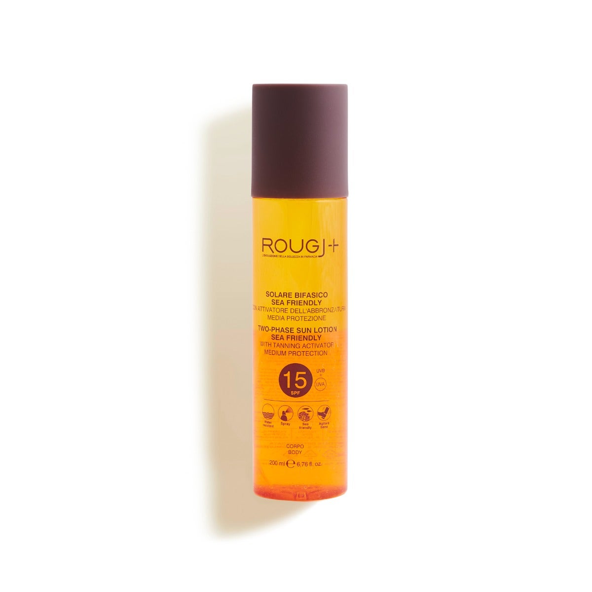 Activador del Bronceado Bifsico Solar Rougj SPF15 200ml-2