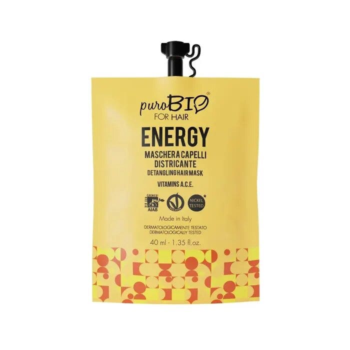 Purobio For Hair Mascarilla Energética Desenredante Concentrada Sobre 40ml-1