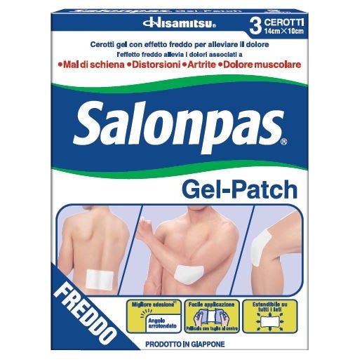 Salonpas Parche Gel 3 Parches 14x10cm-2