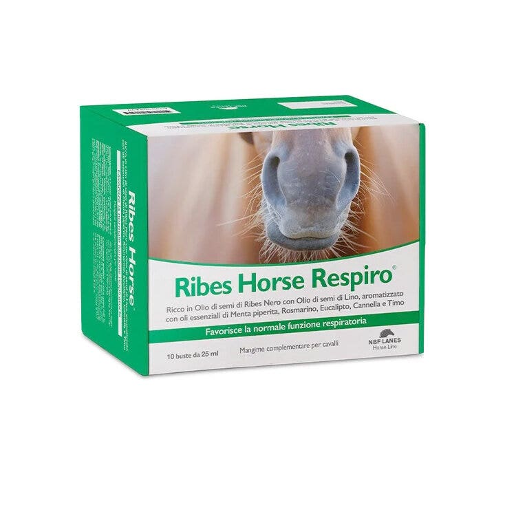 NBF Lanes Ribes Horse Respiro Pienso Complementario Para Caballos 10 Sobres-2