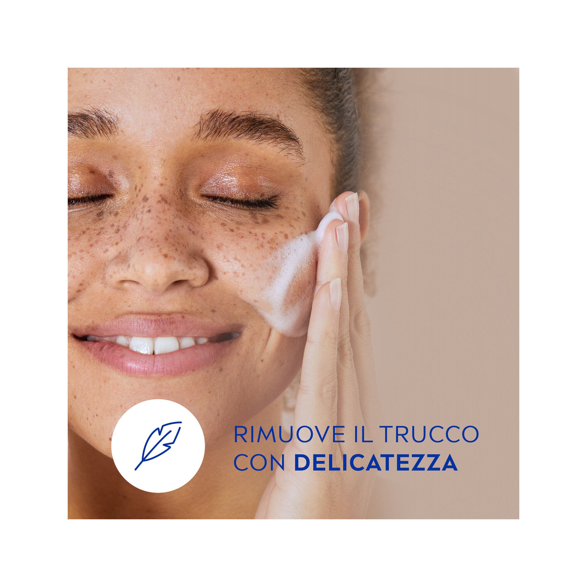 Nivea Naturally Clean Struccante Viso 75g Detergente Viso Struccante Solido Naturale Formula Vegana