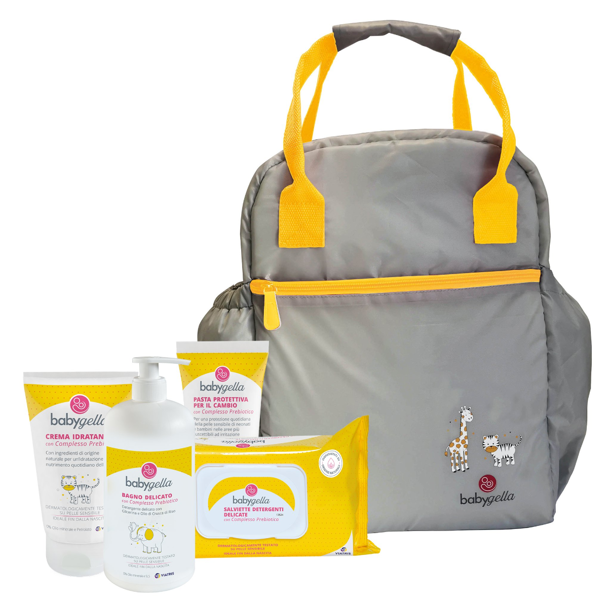 Babygella Bolsa Prebiótica + Baño 250ml + 72 Toallitas + Crema Corporal 100ml + Pasta Protectora 100ml-3