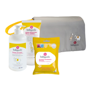 Babygella Prebiotic Bath Trousse 250ml + 15 Toallitas + Pasta Protectora 100ml-3
