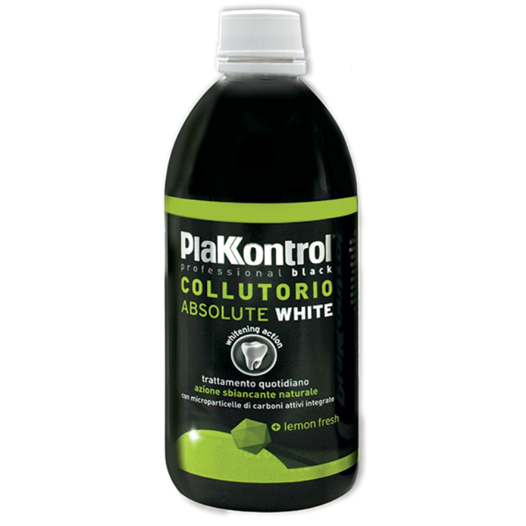 Plakkontrol Absolute White Colutorio Negro 500ml-1