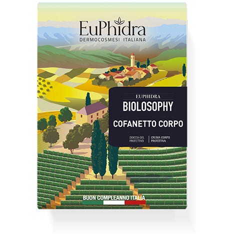 Euphidra Biolosophy Gel de Ducha Corporal Protector Caja 200ml + Crema Corporal Protectora 150ml-0