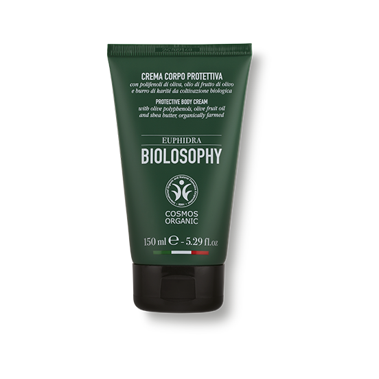 Euphidra Biolosophy Gel de Ducha Corporal Protector Caja 200ml + Crema Corporal Protectora 150ml-2