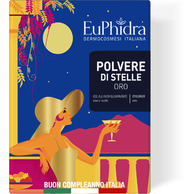 Euphidra Polvere di Stelle All Over Illuminating Gel Box + Eyeliner 01 Gold-1